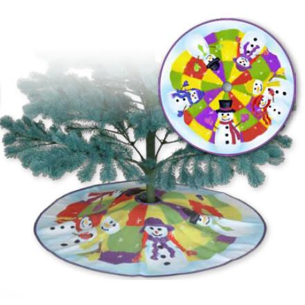 Christmas Tree Skirt - Welcome Snowmen